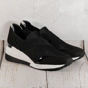 Michael Kors Women's Geena Slip-on Trainer Sneakers - Black Size 11M